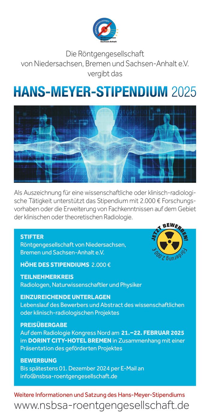 Titelseite Hans-Meyer-Stipendium 2025